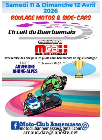 On se retrouve au circuit du Bourbonnais pour le 1er roulage 2026